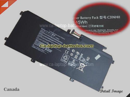 Genuine ASUS Zenbook UX305CA-FC167T Battery For laptop 3900mAh, 45Wh , 11.4V, Black , Li-ion