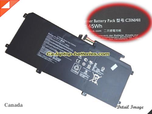 Genuine ASUS Zenbook UX305FA-FC284T Battery For laptop 3900mAh, 45Wh , 11.4V, Black , Li-ion