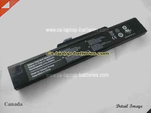 UNIWILL S20 Series Replacement Battery 4400mAh 11.1V Black Li-ion