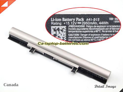 MEDION A32-D15 Battery 2950mAh, 44Wh  15.12V Black Li-ion
