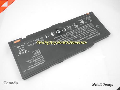 HP hstnn-03k Replacement Battery 3800mAh, 59Wh  14.8V Black Li-ion