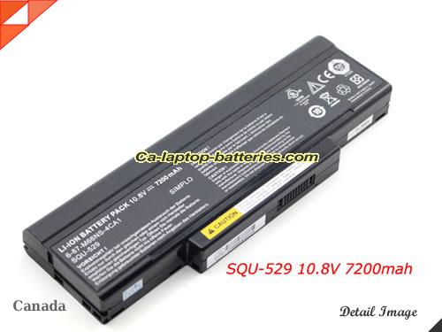 Genuine MSI EX630 (MS1671) Battery For laptop 7200mAh, 10.8V, Black , Li-ion