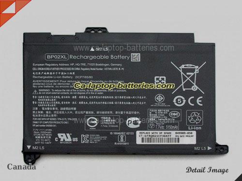 Genuine HP Pavilion 15-AU005TU Battery For laptop 41Wh, 7.7V, Black , Li-ion