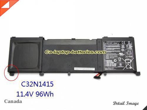 ASUS C32N1415 Battery 8420mAh, 96Wh  11.4V Black Li-ion