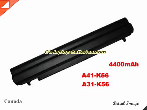 ASUS K46CMWX007 Replacement Battery 4400mAh 14.4V Black Li-ion