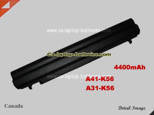 ASUS K56CB-XX101H Replacement Battery 4400mAh 14.4V Black Li-ion