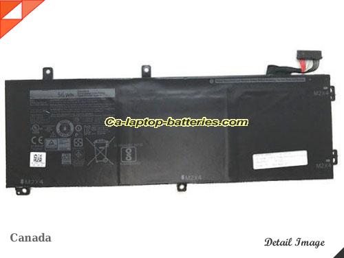 Genuine DELL XPS 15-9560-D1645 Battery For laptop 4865mAh, 56Wh , 11.4V, Black , Li-ion