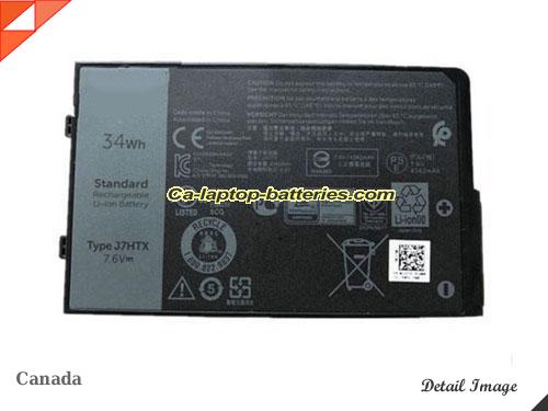 Genuine DELL Latitude 7202 Battery For laptop 4342mAh, 34Wh , 7.6V, Black , Li-ion