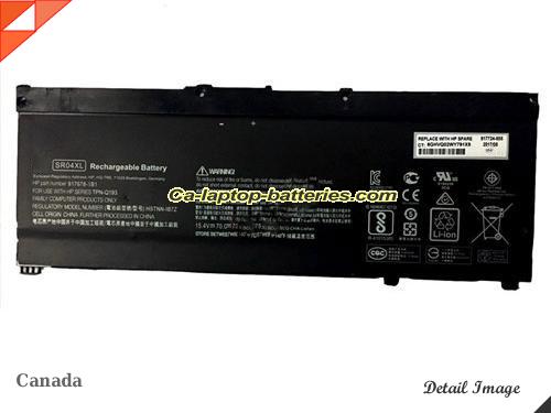 Genuine HP Omen 15-ce002ng Battery For laptop 4550mAh, 70Wh , 15.4V, Black , Li-ion