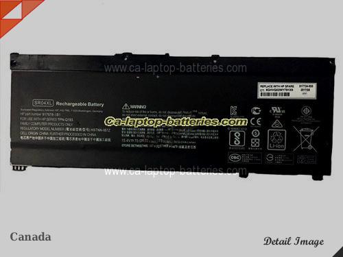 Genuine HP OMEN 15CE509TX Battery For laptop 4550mAh, 70Wh , 15.4V, Black , Li-ion