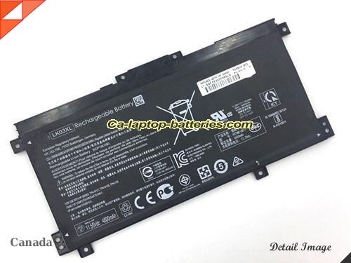 Genuine HP ENVY X360 15-bp100TX Battery For laptop 4600mAh, 56Wh , 11.55V, Black , Li-ion