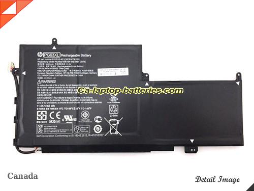 HP 831532-421 Battery 5430mAh, 65Wh  11.55V Black Li-ion