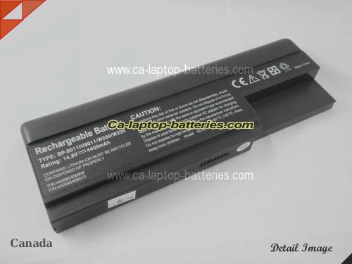 MITAC MiNote 8011 Replacement Battery 4400mAh 14.8V Black Li-ion