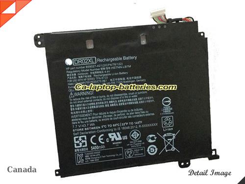 HP 859027-121 Battery 5400mAh, 44Wh  7.7V Black Li-ion