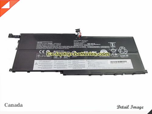 Genuine LENOVO ThinkPad X1 Carbon 2016(20FBA01YCD) Battery For laptop 3425mAh, 52Wh , 15.2V, Black , Li-ion