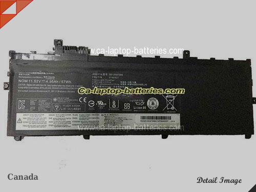 Genuine LENOVO THINKPAD X1 SERIES Battery For laptop 4950mAh, 57Wh , 11.52V, Black , Li-ion