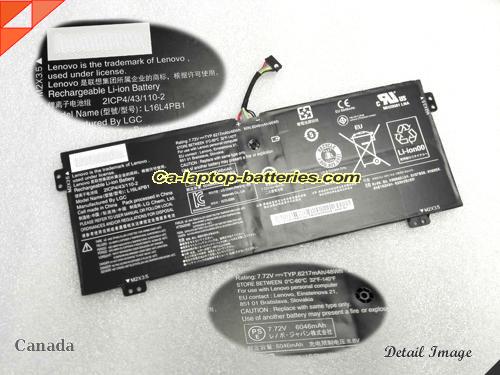 LENOVO 5B10M52740 Battery 6217mAh, 48Wh  7.72V Black Li-ion