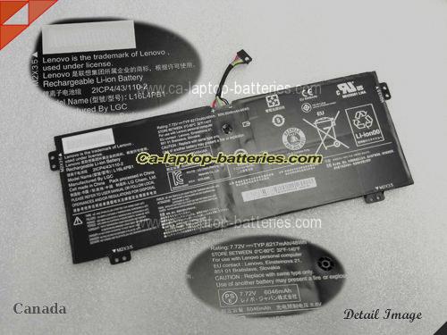 Genuine LENOVO YOGA 720-13IKB 80X6004HHH Battery For laptop 6217mAh, 48Wh , 7.72V, Black , Li-ion