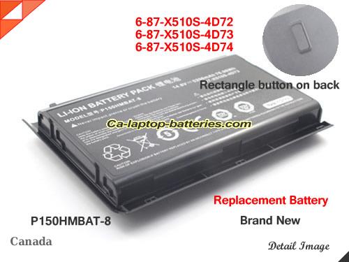 CLEVO 170sm Replacement Battery 5200mAh 14.8V Black Li-ion