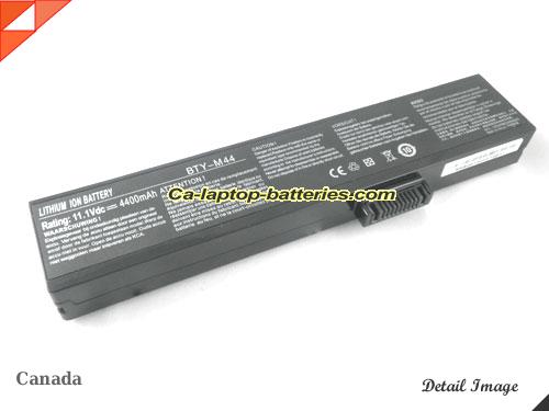 Genuine MSI PR400 Battery For laptop 4400mAh, 11.1V, Black , Li-ion