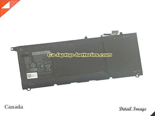 Genuine DELL XPS 13-9350-D1808T Battery For laptop 56Wh, 7.6V, Black , Li-ion