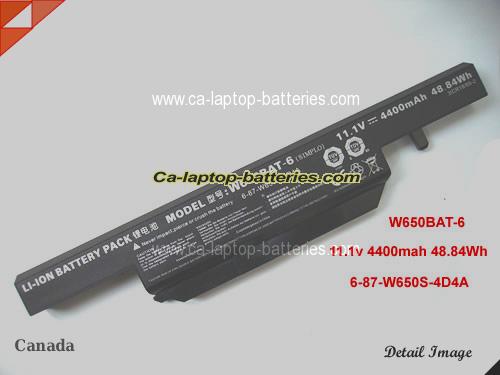 Genuine THUNDEROBOT G150S Battery For laptop 4400mAh, 48.84Wh , 11.1V, Black , Li-ion