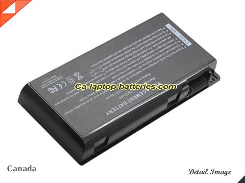 MSI GT60-2QD Replacement Battery 7800mAh 11.1V Black Li-ion