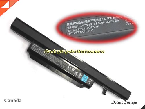 Genuine HAIER T6-3115 Battery For laptop 5200mAh, 57Wh , 11.1V, Black , Li-ion