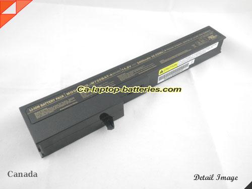 Genuine CLEVO MobiNote M72R Battery For laptop 2400mAh, 14.8V, Black , Li-ion