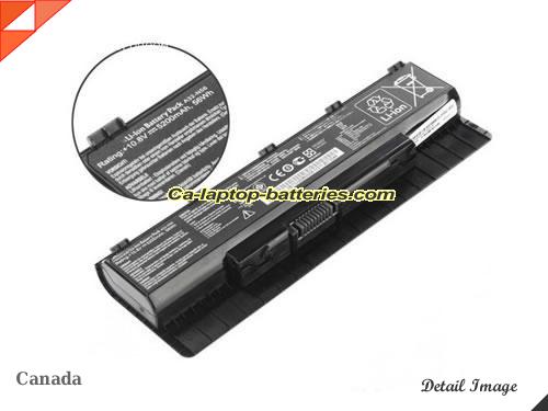 Genuine ASUS N46EI321VZ-SL Battery For laptop 5200mAh, 56Wh , 10.8V, Black , Li-ion