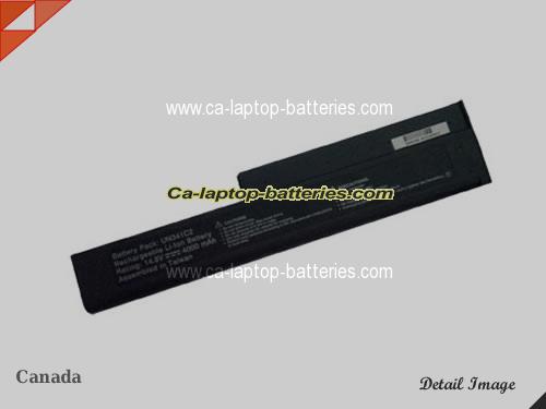 UNIWILL N341C2 Series Replacement Battery 4000mAh 14.8V Black Li-ion