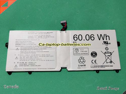 Genuine LG Gram 14Z970-G Battery For laptop 7800mAh, 60.06Wh , 7.7V, White , Li-Polymer