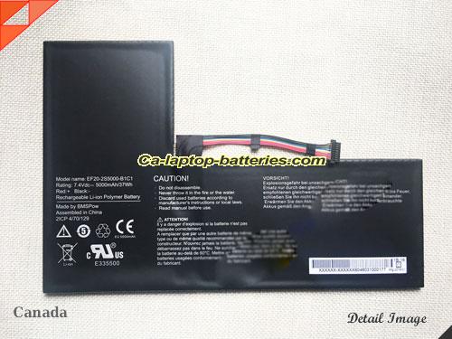 MEDION 40057605 Battery 5000mAh 7.4V Black Li-Polymer