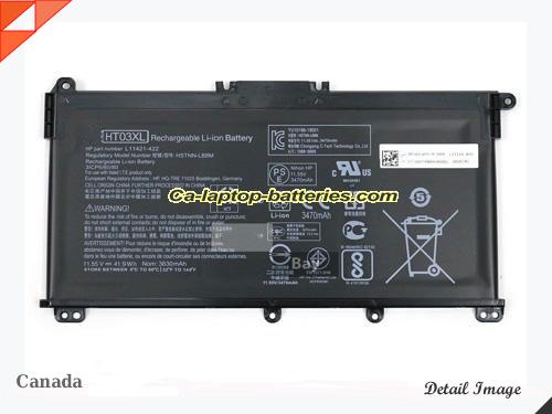 HP HSTNN-DB8R Battery 3600mAh, 41.04Wh  11.4V Black Li-Polymer