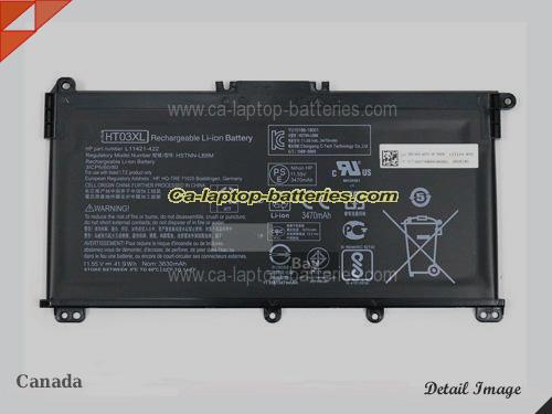 Genuine HP Pavilion 15-cs0206ng Battery For laptop 3600mAh, 41.04Wh , 11.4V, Black , Li-Polymer