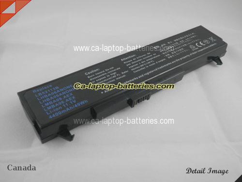 LG R405 Replacement Battery 4400mAh 11.1V Black Li-ion