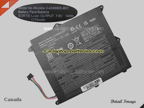 PANASONIC CF-XZ6 Replacement Battery 1770mAh, 14Wh  7.6V Black Li-ion