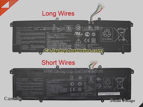 Genuine ASUS VivoBook S13 S330UA-EY034T Battery For laptop 4335mAh, 50Wh , 11.55V, Black , Li-Polymer