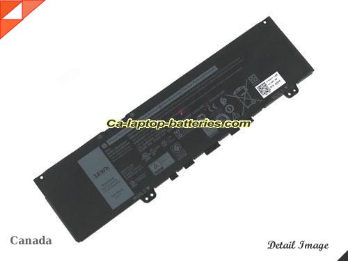 Genuine DELL Inspiron 13 7370-MMFM Battery For laptop 3166mAh, 38Wh , 11.4V, Black , Li-Polymer