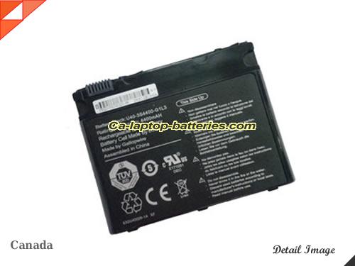 UNIWILL U40 Series Replacement Battery 4400mAh 10.8V Black Li-ion