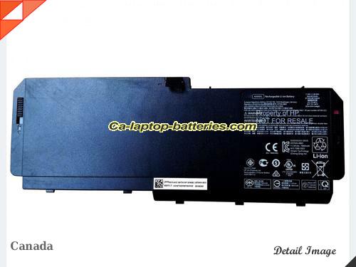 Genuine HP ZBook 17 G5 4QH57EA Battery For laptop 4400mAh, 50Wh , 11.4V, Black , Li-Polymer