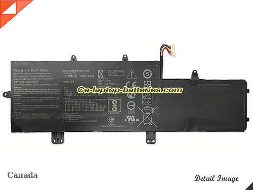 ASUS C41N1804 Battery 4550mAh, 70Wh  15.4V Black Li-Polymer