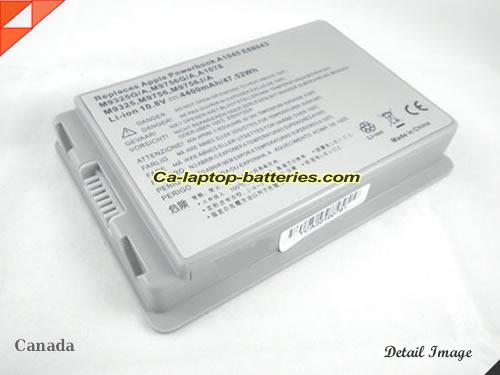 APPLE PowerBook G4 15 M9677F/A inch Replacement Battery 5200mAh 10.8V Grey Li-ion