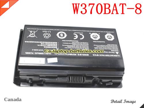 Genuine SCHENKER W370ST Battery For laptop 5200mAh, 76.96Wh , 14.8V, Black , Li-ion