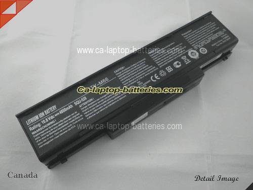 MSI SQU-511 Replacement Battery 4400mAh 11.1V Black Li-ion