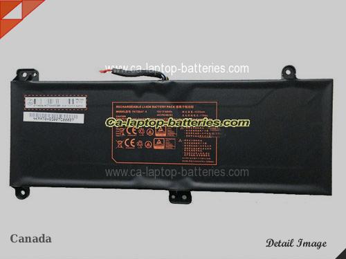 Genuine WOOKING S17 Pro-8U Battery For laptop 4320mAh, 66Wh , 15V, Black , Li-ion