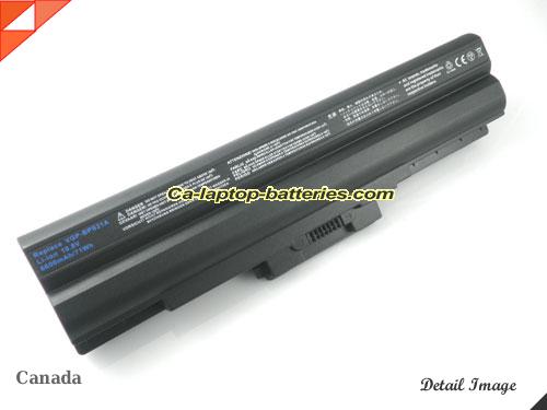 SONY VAIO VPC-M111AX Replacement Battery 6600mAh 10.8V Black Li-ion