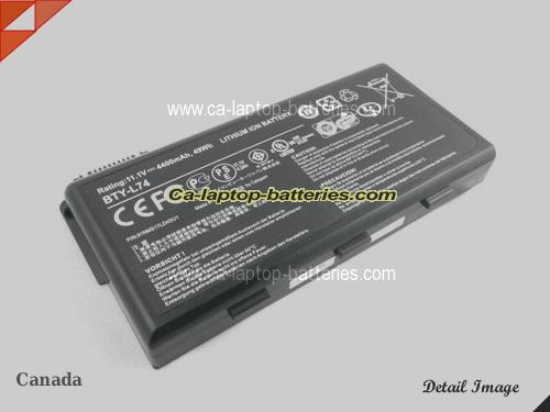 Genuine MSI CX623-168A Battery For laptop 4400mAh, 49Wh , 11.1V, Black , Li-ion