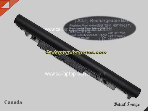 Genuine HP Pavilion 15G-BR109TX Battery For laptop 2850mAh, 31.2Wh , 10.95V, Black , Li-ion