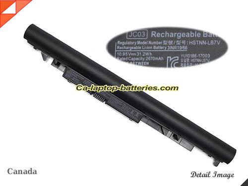 Genuine HP 15g-br003TX Battery For laptop 2850mAh, 31.2Wh , 10.95V, Black , Li-ion